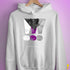 Demisexual Pride Grunge Exclamation Points Hoodie - White
